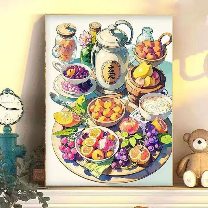 Dekorative Stillleben Wandkunst Karnz