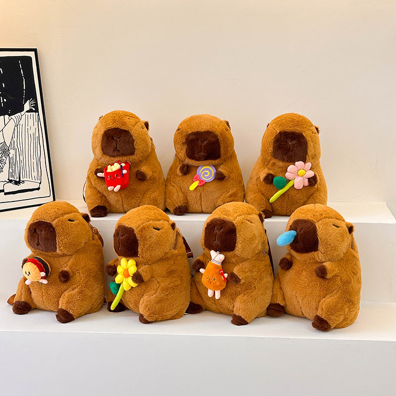 Kuscheltier mit Lutscher-Applikation Karnz