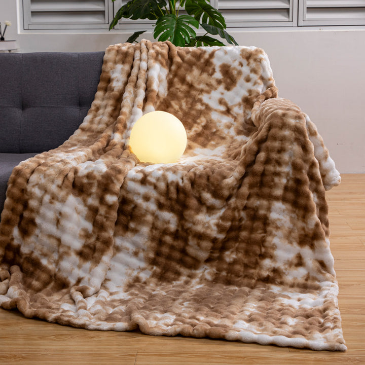 Luxuriöse Fleece-Decke Karnz