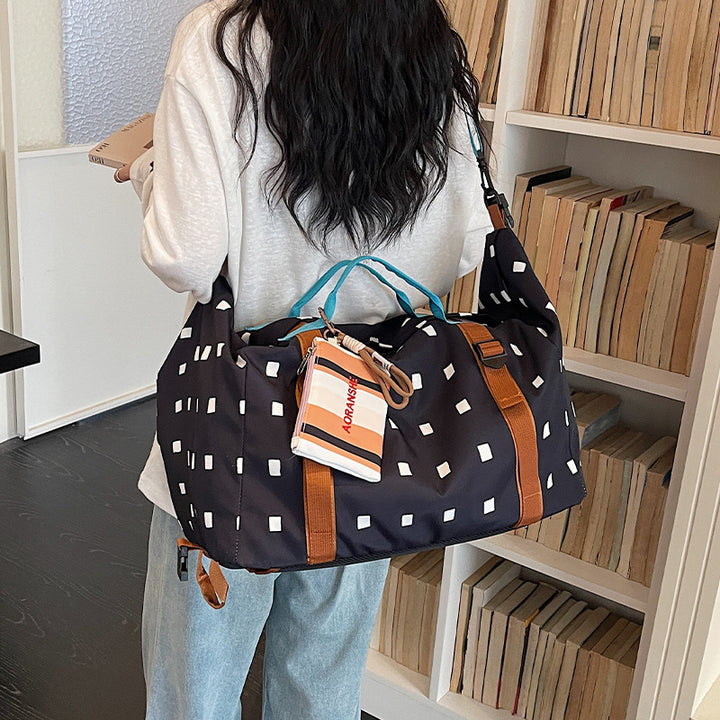 Stylische gepunktete Reisetasche Karnz