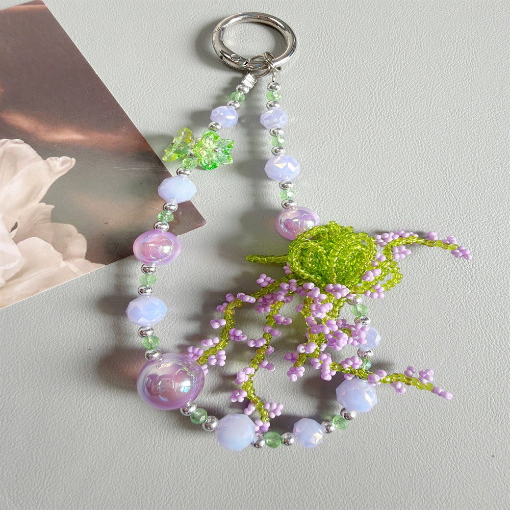Floral Acryl Charm Schlüsselanhänger Karnz