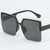 Damen Oversized-Sonnenbrille mit hochwertigem Farbverlauf Karnz