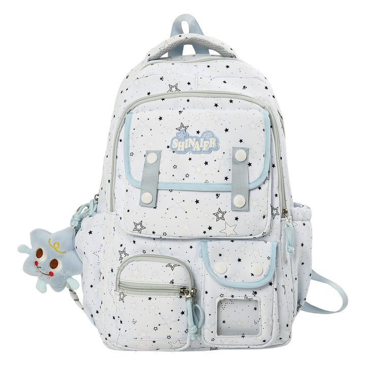 Stylischer Sternenmuster-Rucksack Karnz