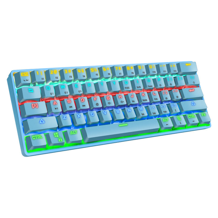 Kompakte mechanische Gaming-Tastatur mit hintergrundbeleuchteten Tasten Karnz