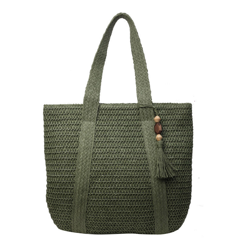 Gewebte Textur Strandtasche