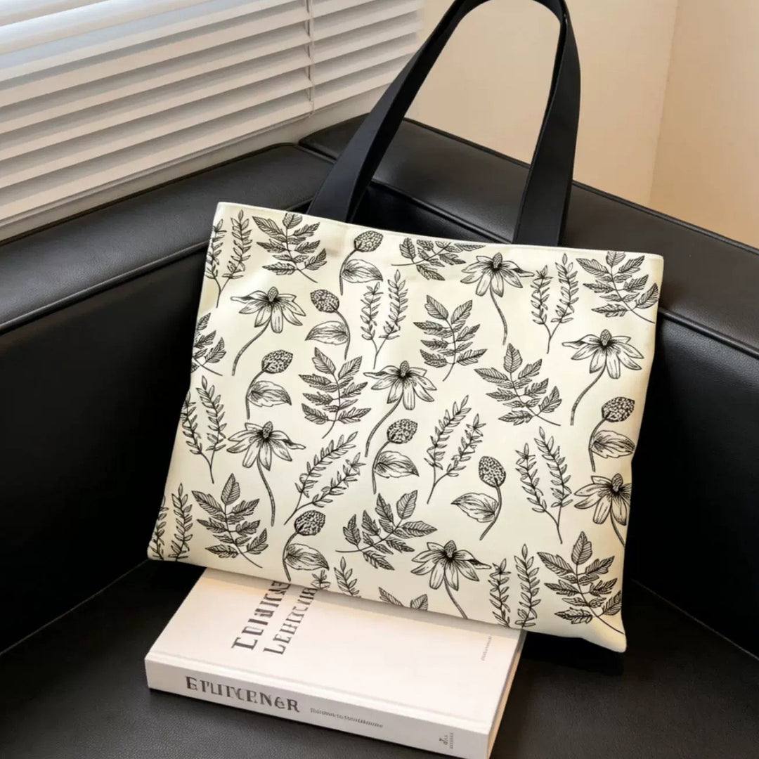 Elegante Blumentaschenmuster Tragetasche