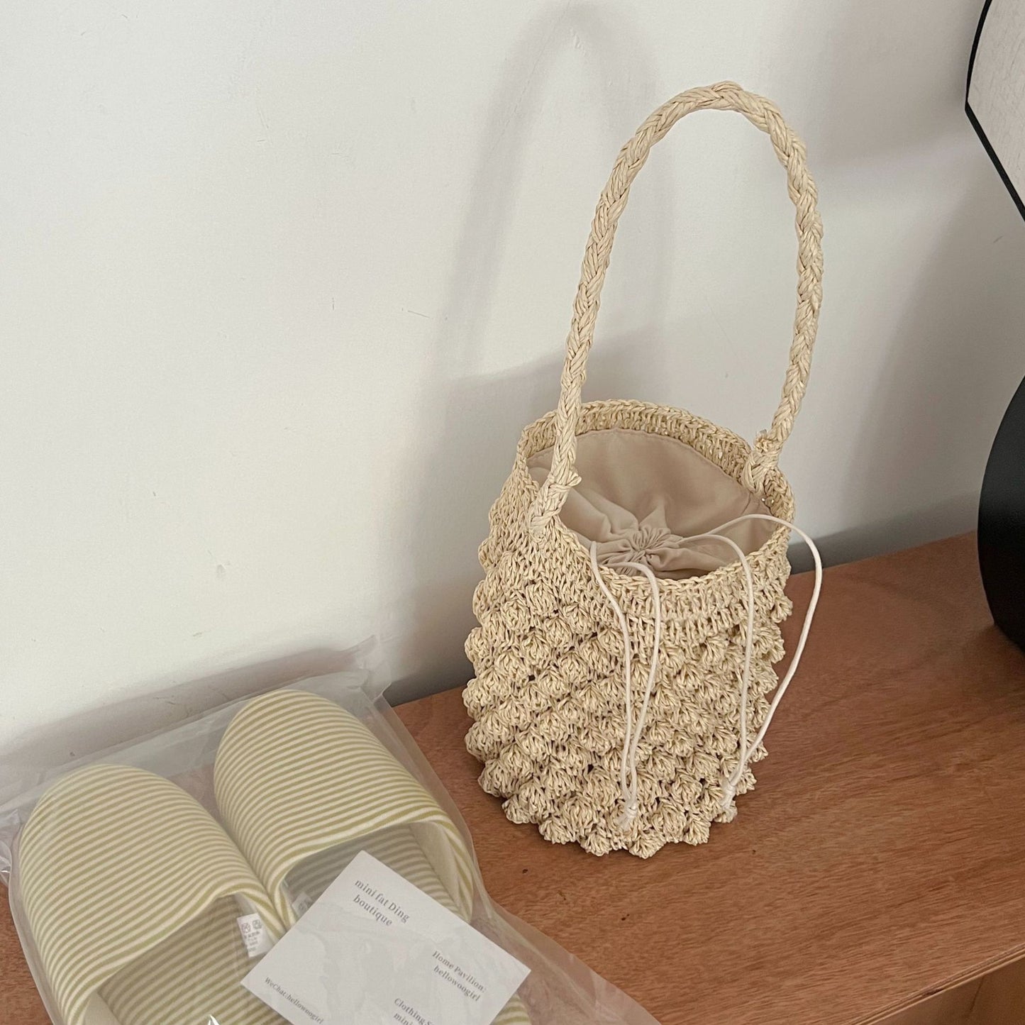 Damen Handgearbeitete Makramee Tasche Karnz