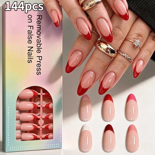 Premium Abnehmbares Press-On-Nagelset Karnz