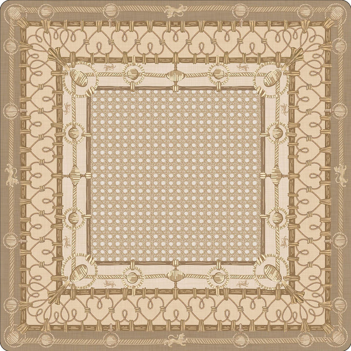 Dekorative geometrische Druckbereichsmatte