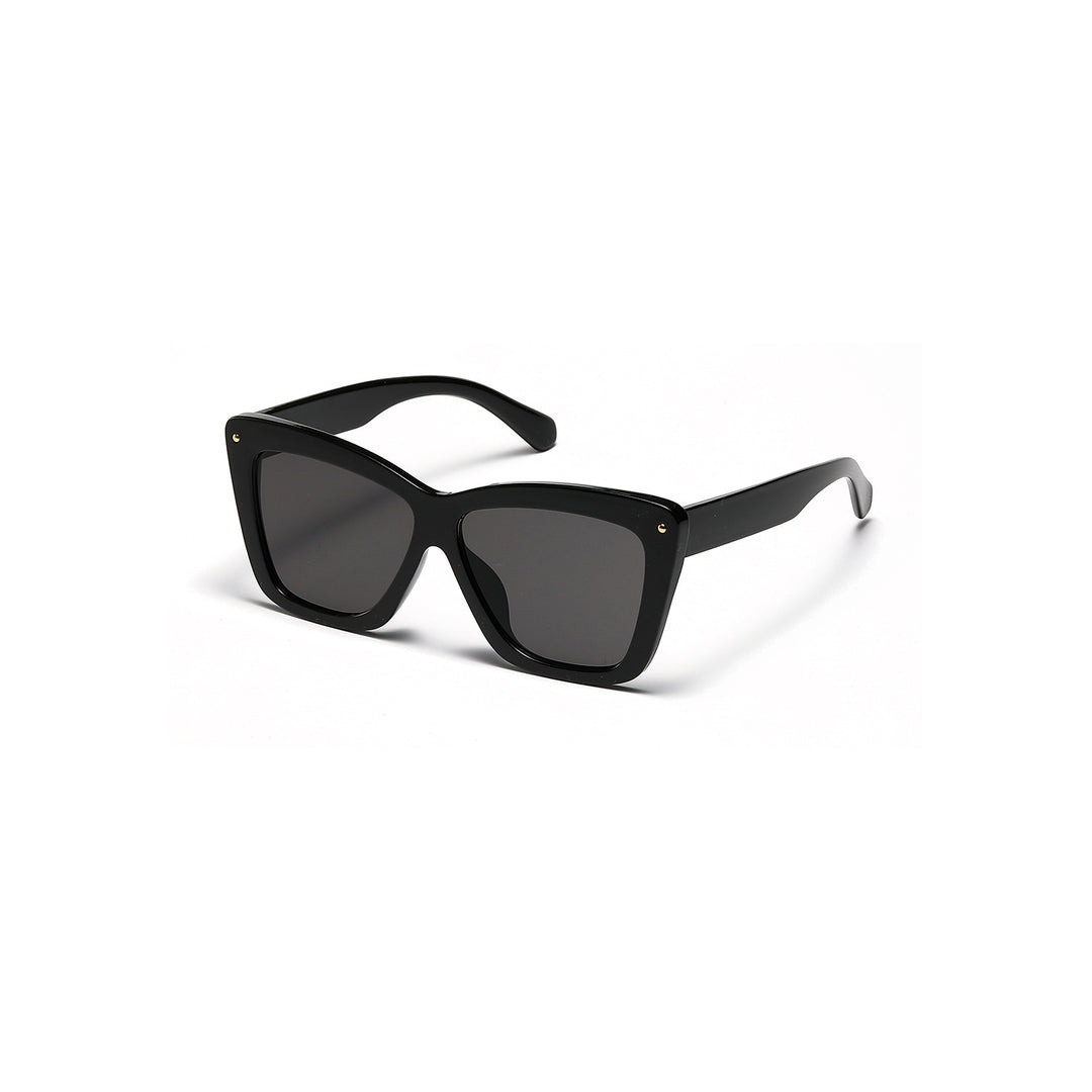 Damen geometrische oversized Sonnenbrille Karnz