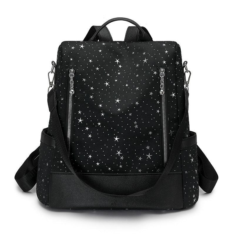 Sternmuster Multi-Taschen Rucksack Karnz
