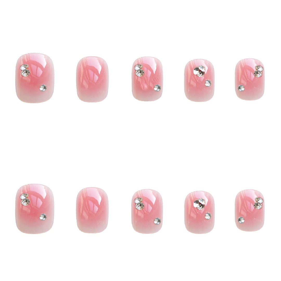 Dekoratives Strass-Nagelkunst-Set