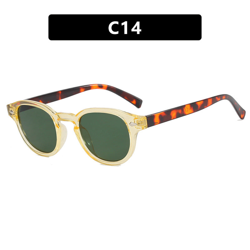Damen runde Sonnenbrille mit elegantem Design und UV-Schutz Karnz