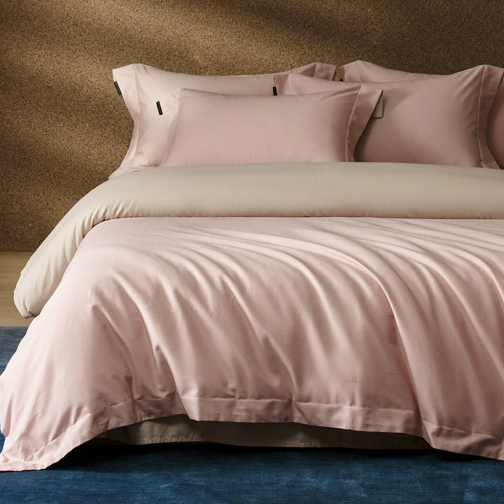 Luxuriös Wendbare Baumwollsatin Bettbezug Set
