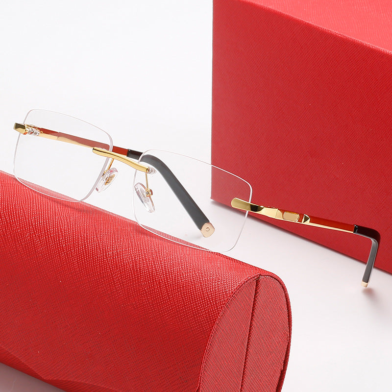 Damen schicke Sonnenbrille mit elegantem Metallrahmen und polarisierenden Gläsern Karnz