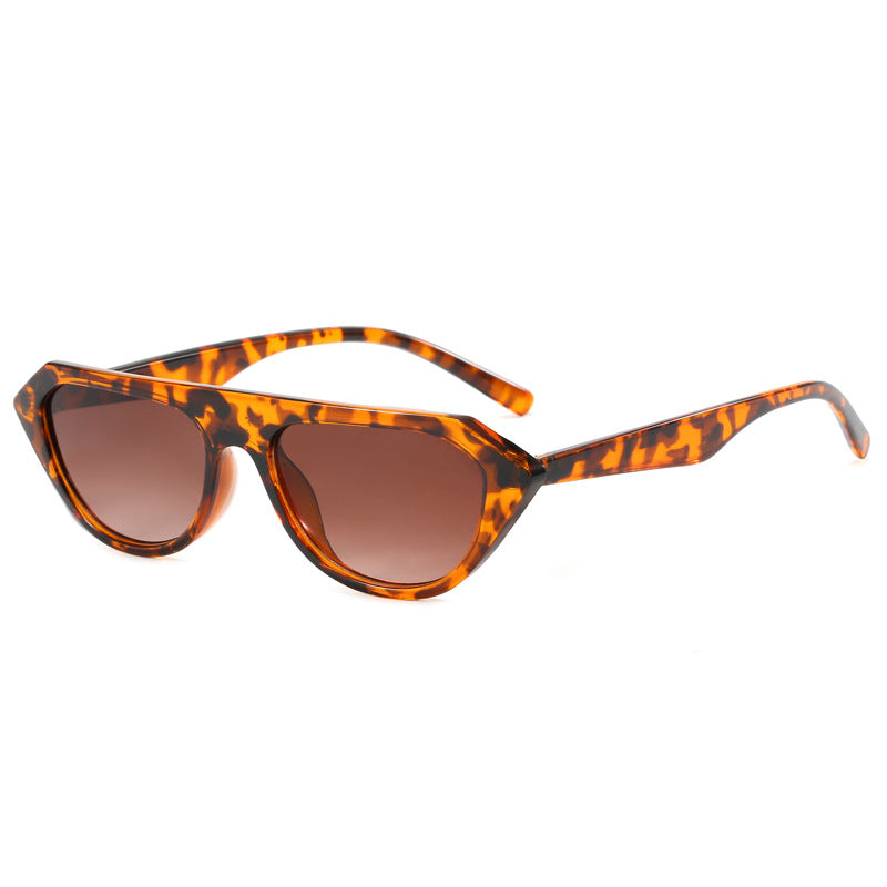 Damen modische asymmetrische Sonnenbrille Karnz