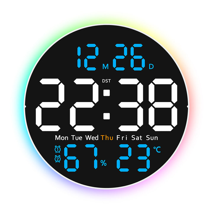 Digitaler LED-Wecker mit Hygrometer und Temperaturanzeige Karnz
