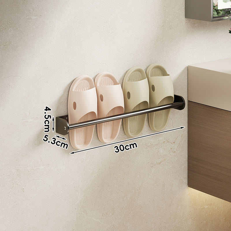 Wandmontierte Einschubschiene für Hausschuhe und Sandalen Organizer