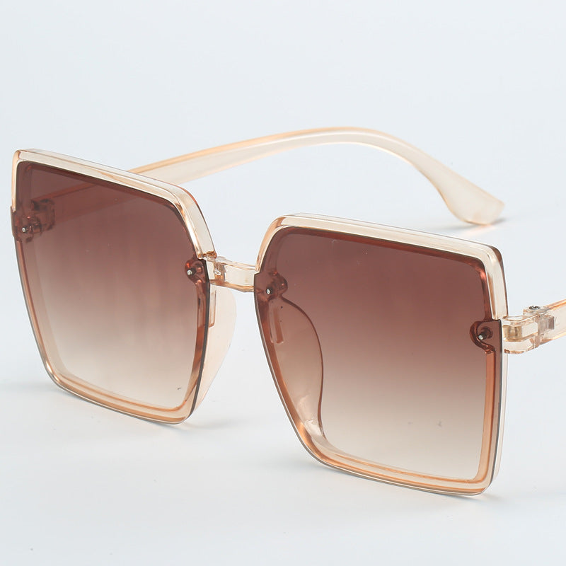 Damen Oversized Sonnenbrille mit quadratischem Rahmen Karnz