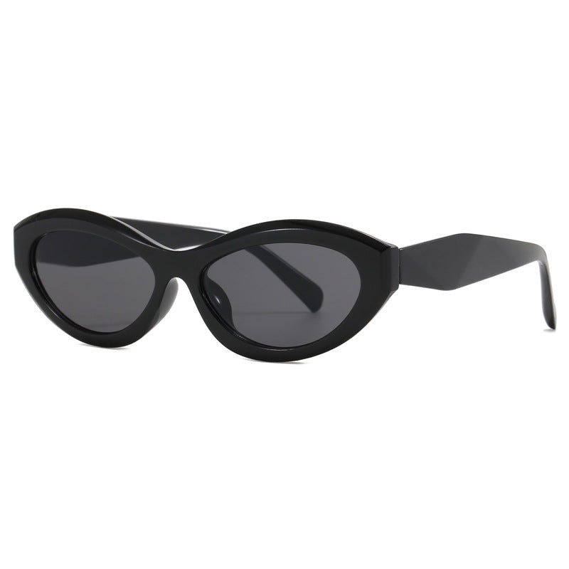Damen Cat-Eye Sonnenbrille mit breitem Rahmen und UV-Schutz Karnz