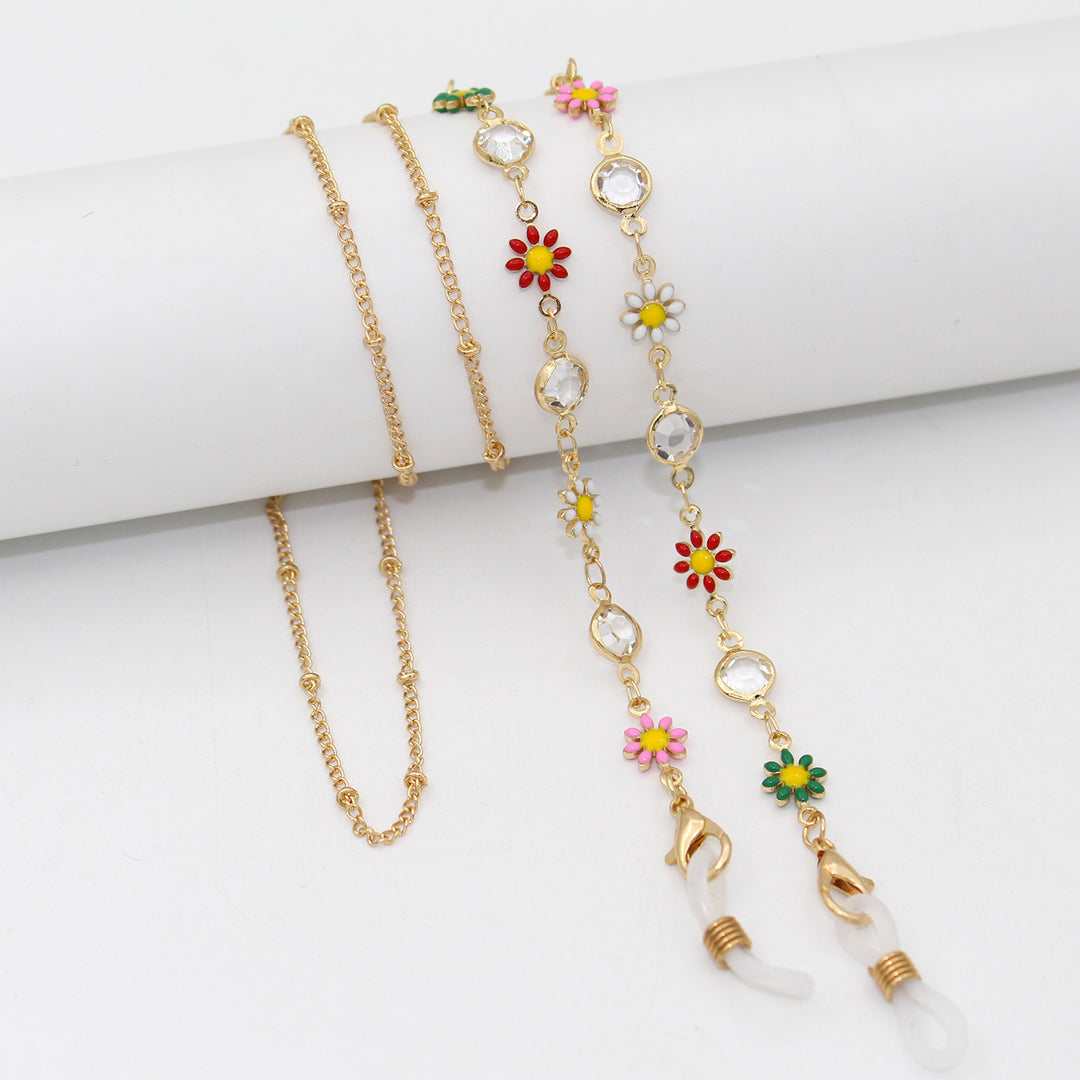 Elegante Stern-Verbundene Brillen Kette Karnz