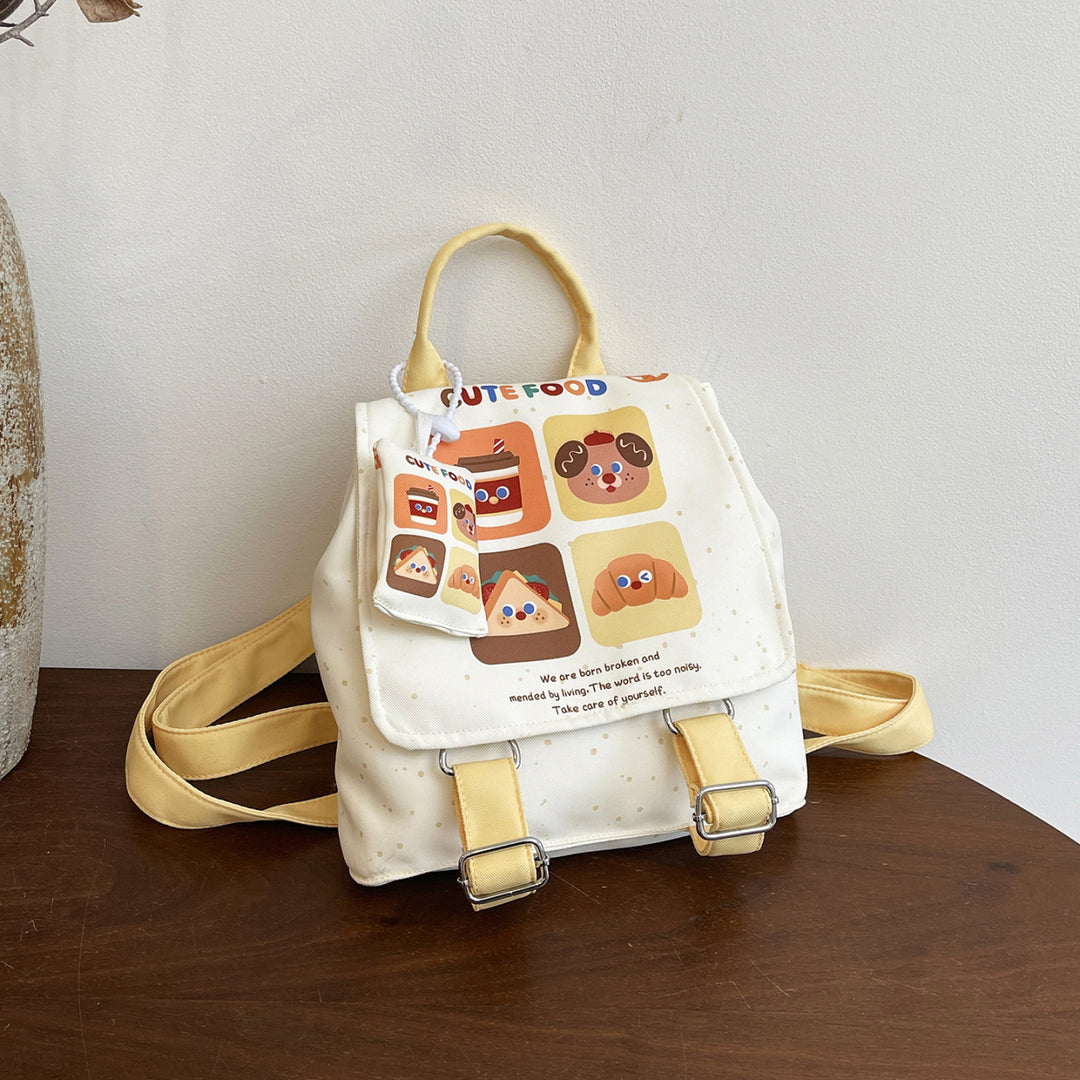 Illustrierter Canvas-Rucksack