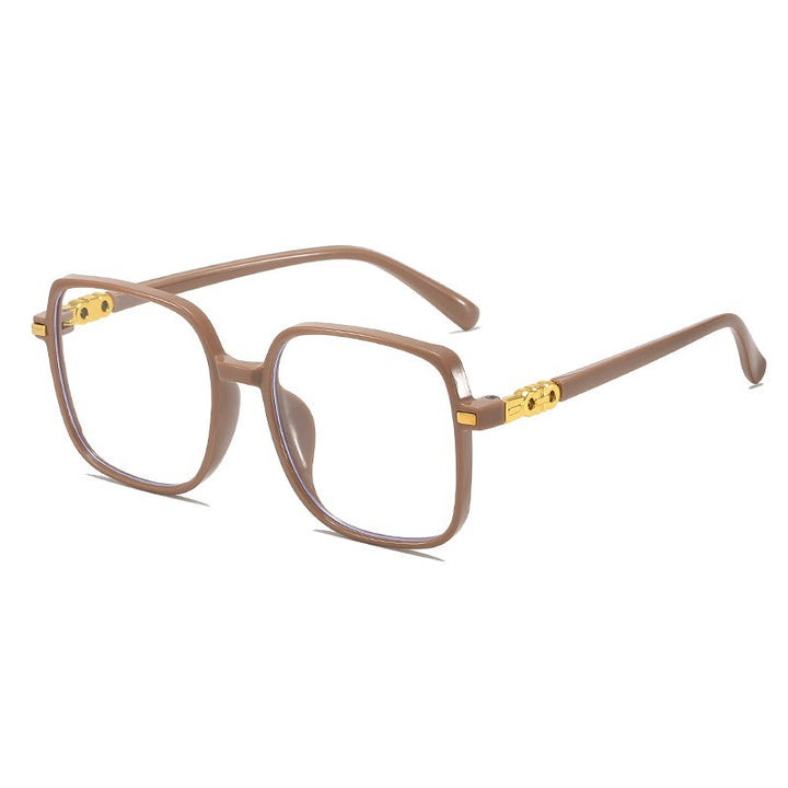 Chic Transparente Rechte Rahmen Brille Karnz