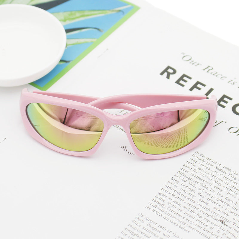 Damen Sportliche Sonnenbrille mit hochwertigem UV-Schutzmaterial Karnz
