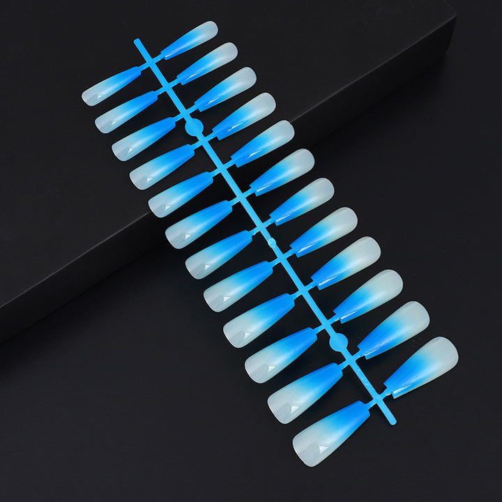 Kunstnägel im eleganten Ombre-Design Karnz