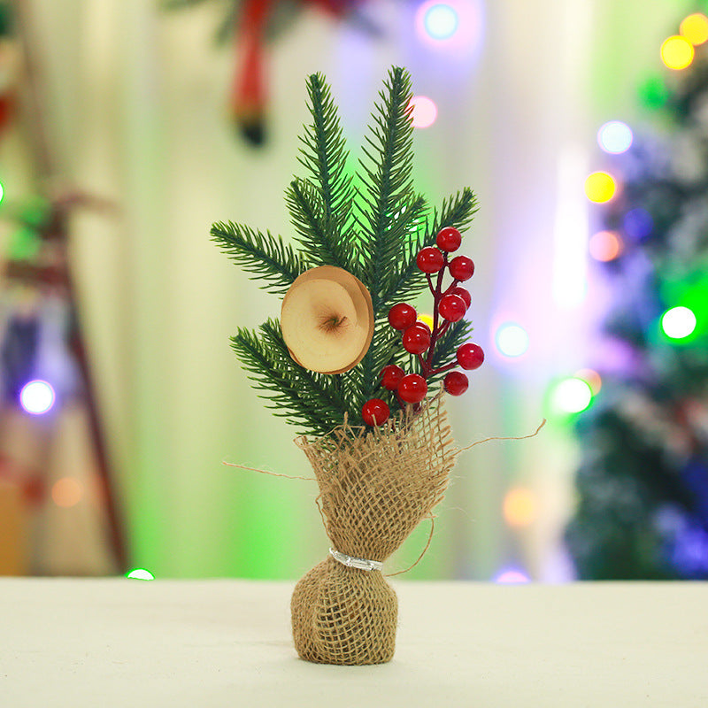 Dekorative Mini Weihnachten Tannenbaum Karnz