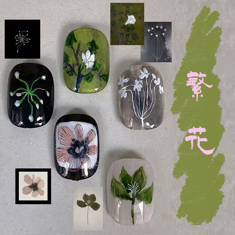 Verspieltes Künstlerisches Nagelkunst Design Set Karnz