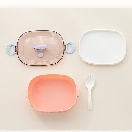 Doppelt-compartiment Lunchbox mit abnehmbarem Einsatz