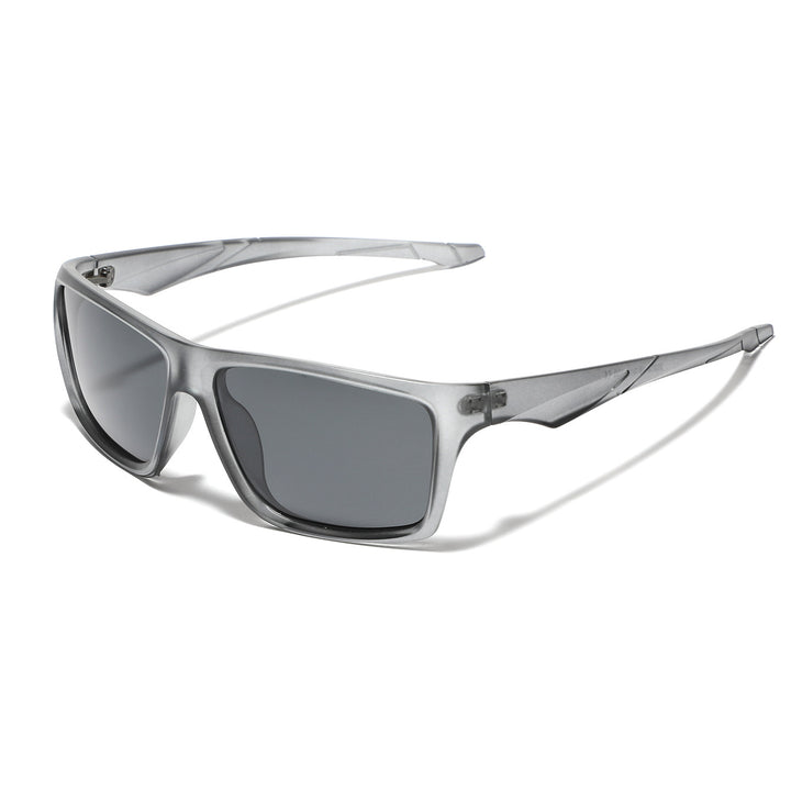 Damen sportliche Sonnenbrille mit robustem Rahmen und UV-Schutz Karnz