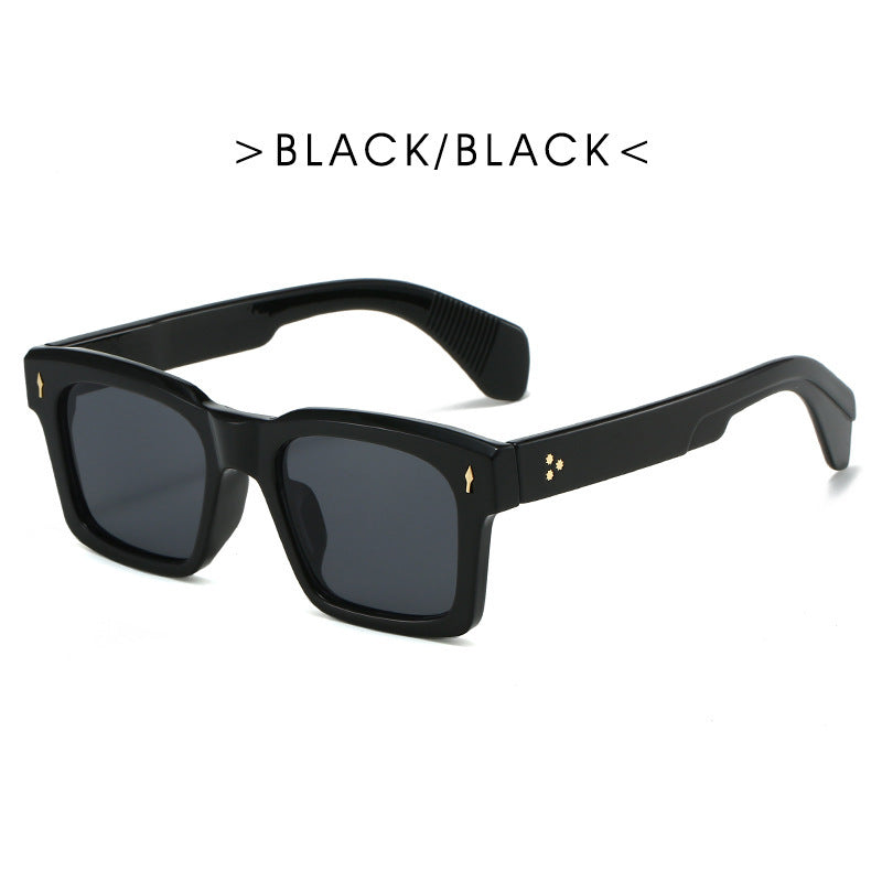 Damen moderne Sonnenbrille im claro-geometrischen Design Karnz