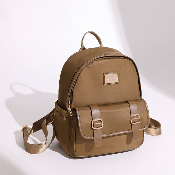 Kompakte Leder Rucksack