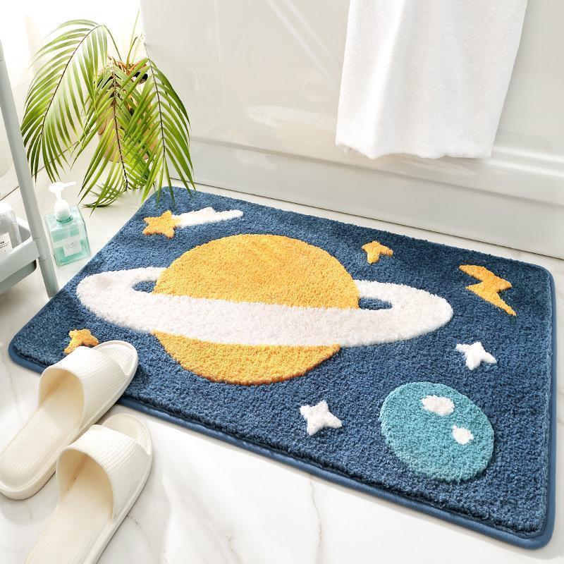 Plüsch Badezimmer Zitat Matte