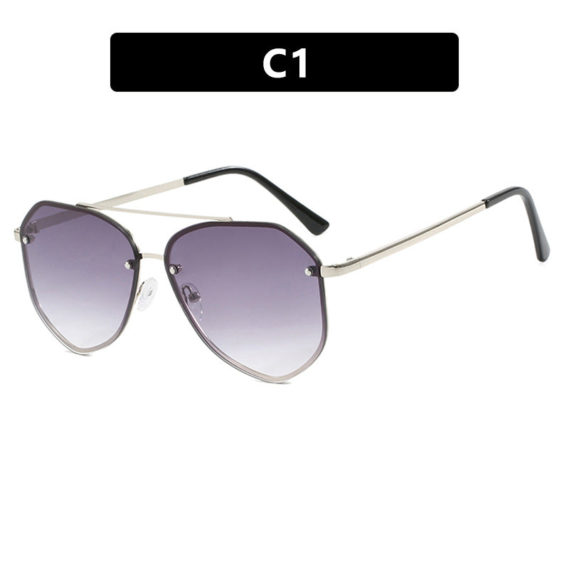 Damen stylische Sonnenbrille im einzigartigen Pentagramm-Design Karnz