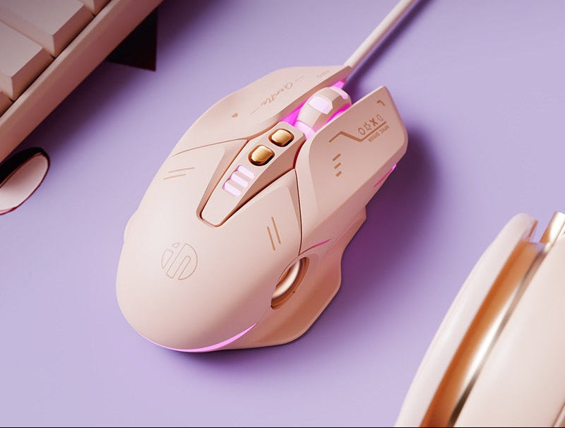 Ergonomische Gaming-Maus mit anpassbarer RGB-Beleuchtung Karnz