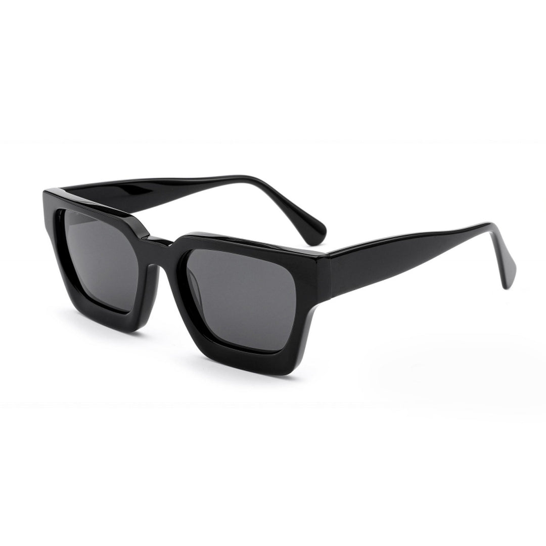 Damen quadratische Sonnenbrille mit innovativem Rahmen und polarisierten Gläsern Karnz