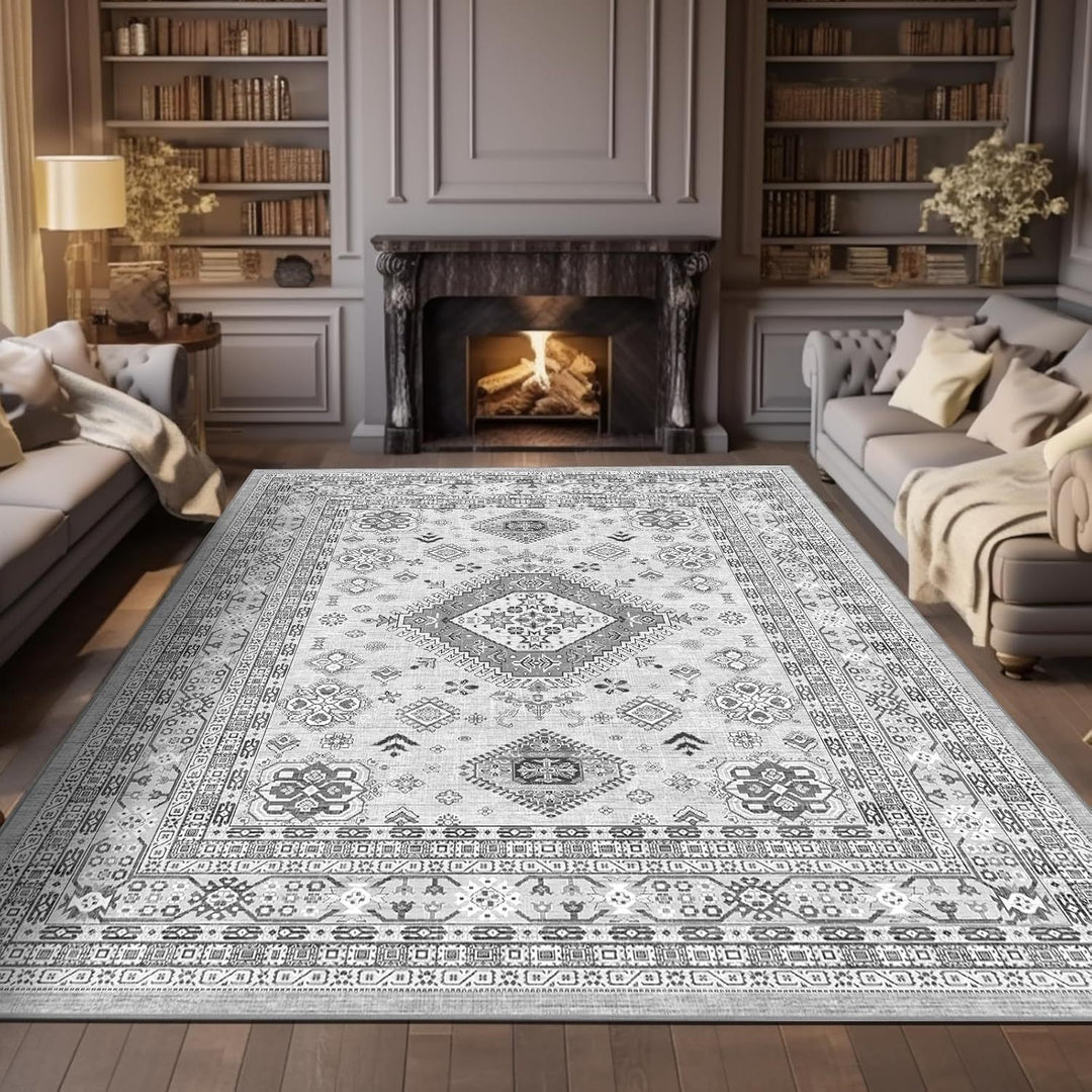 Vintage-inspirierter dekorativer Teppich