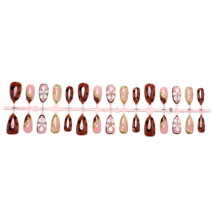 Künstlerisches Press-On Nagelkunst Set Karnz