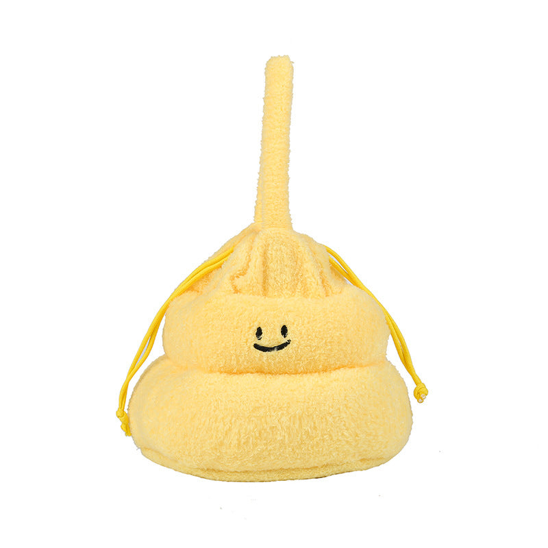 Plüsch Smiley Face Zugbeutel