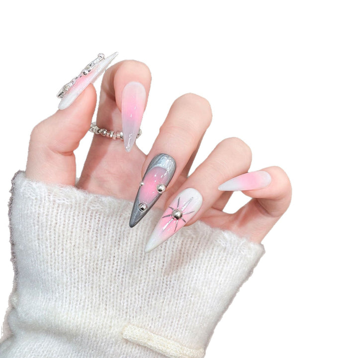 Glamouröses Stiletto Press-On Nail Art Set