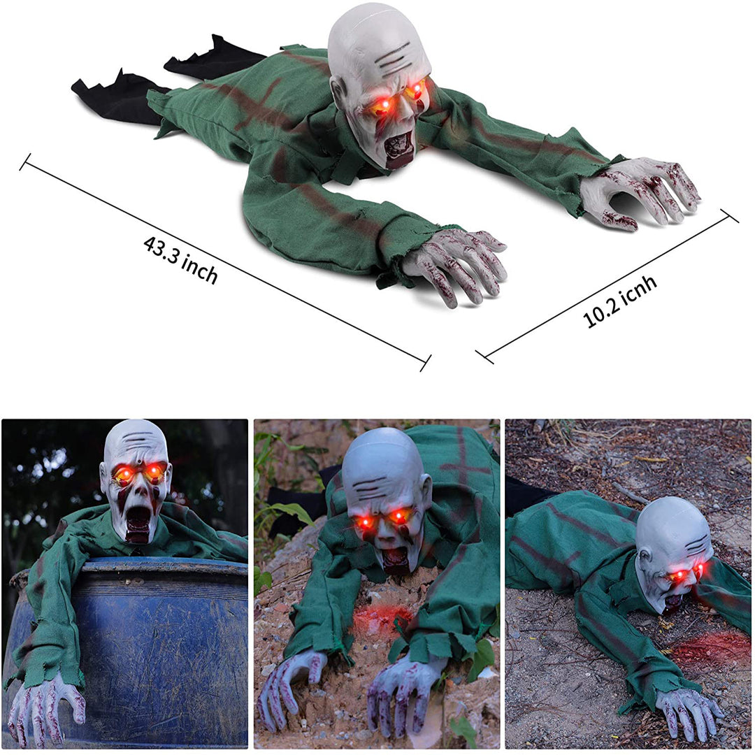 Animierte kriechende Zombie-Dekoration Karnz