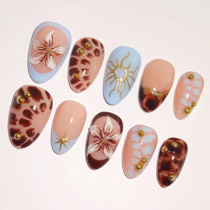 Künstlerisches Press-On Nail Design Set 1790745749