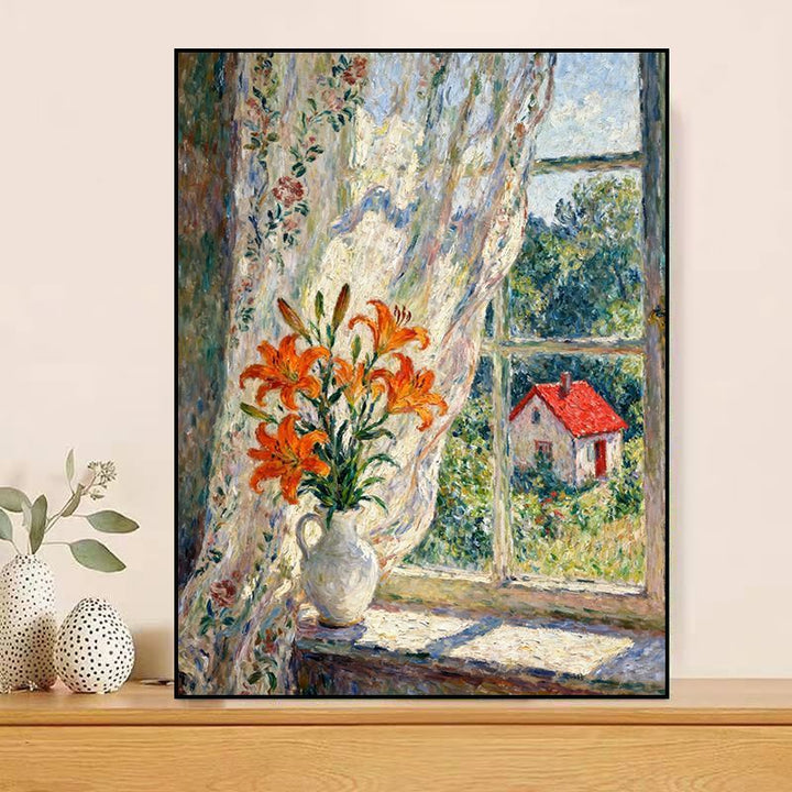 Vintage Floral Leinwand Druck Karnz