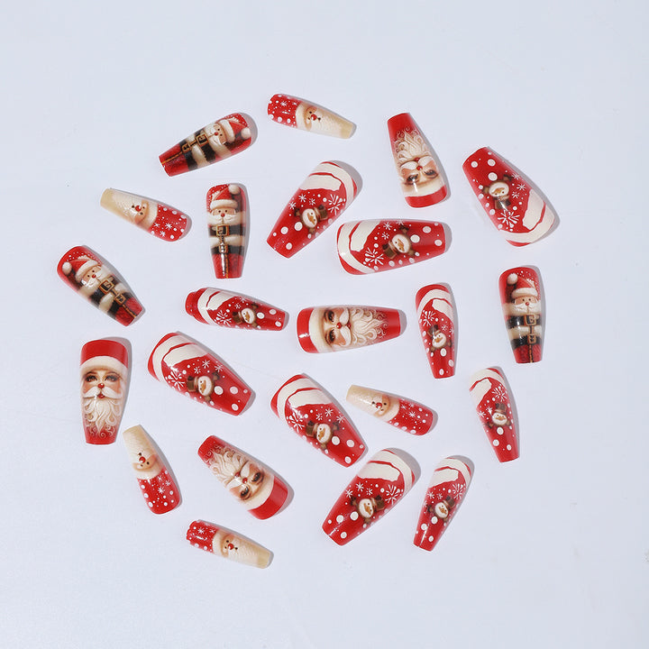 Kunstnagelset mit festlichen Weihnachtsmotiven Karnz 1789119139