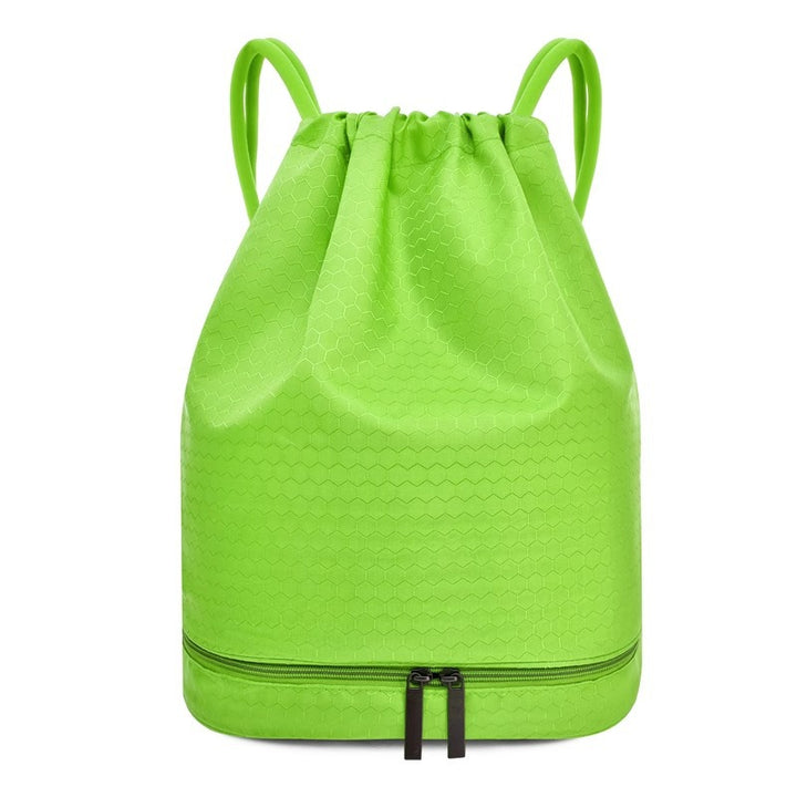 Leichter Hexagonmuster Kordelzug Rucksack Karnz