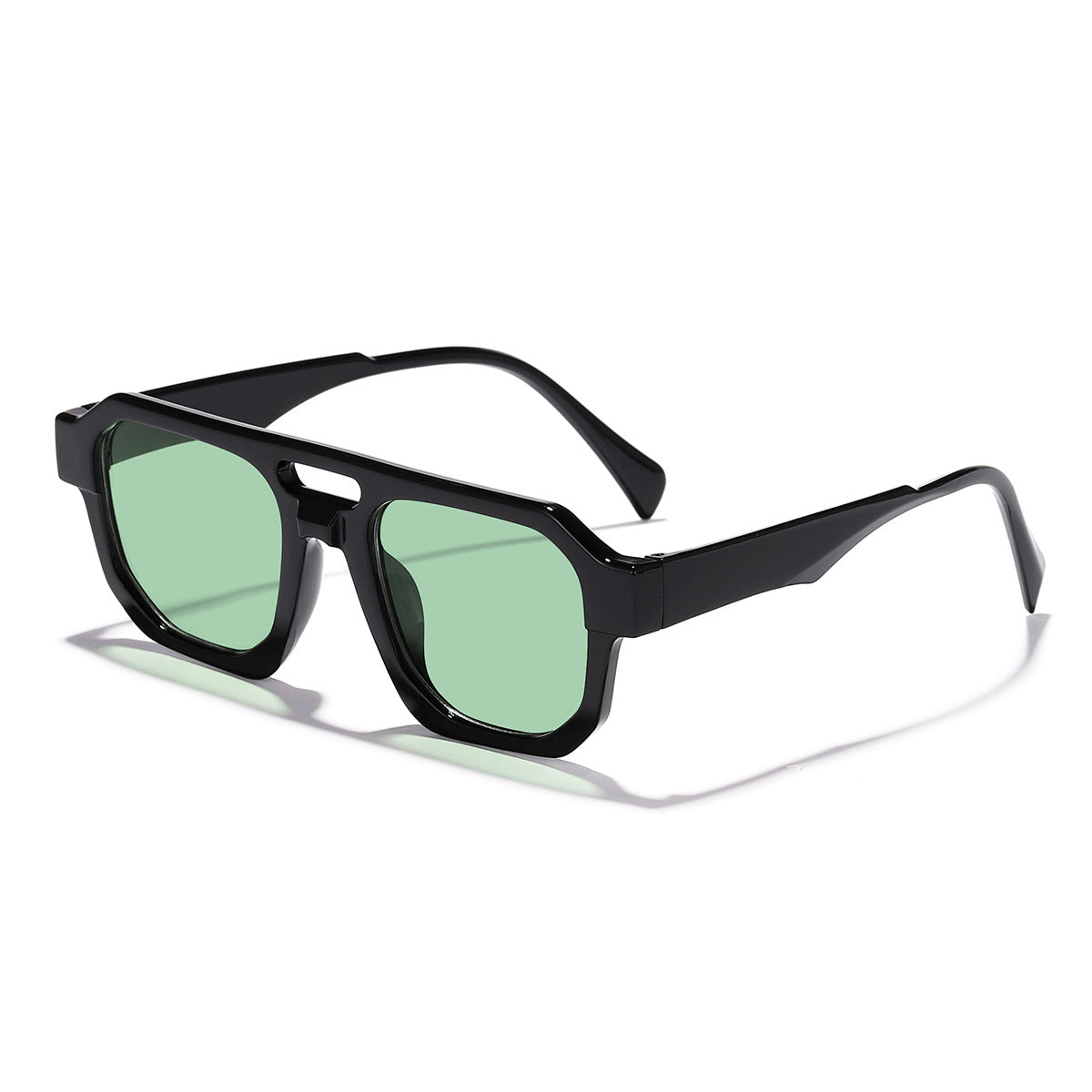 Damen moderne Sonnenbrille mit quadratischem Rahmen und UV-Schutz Karnz