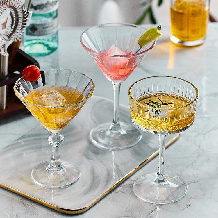Gemusterte Martini Cocktailgläser | Karnz